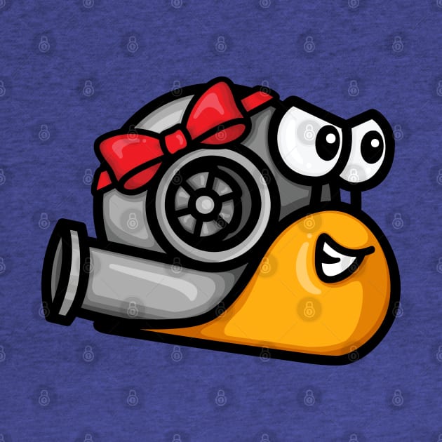 Turbo Snail - Gift Wrapped (Orange) by hoddynoddy